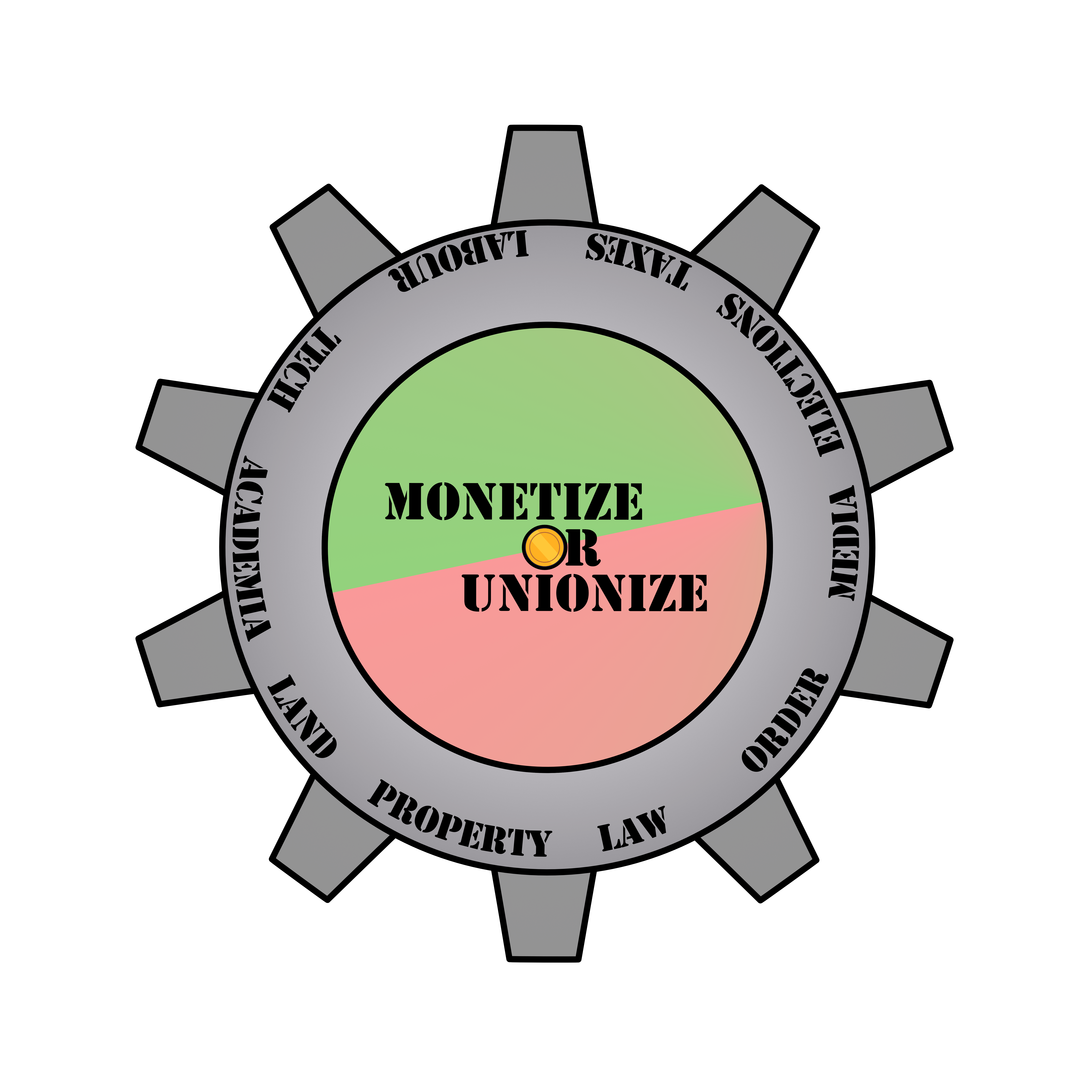 Monetize or Unionize logo